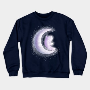 Koi Fish & Crescent Moon Crewneck Sweatshirt